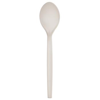 56108 - Eco-Products - EP-S003 - 7 in Plant Starch Cutlery Spoons Product Image