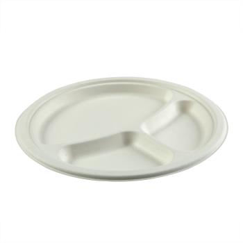 12507 - AmerCare - PL-11-NPFA - 10 in 3-Section Round Plate Product Image