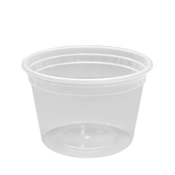 57290 - Karat - FP-IMDC16-PP - 16 oz Clear Poly Deli Containers w/ Lids Product Image