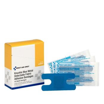 52205 - First Aid Only - G174 - Blue Metal-Detectable Knuckle Bandage Product Image