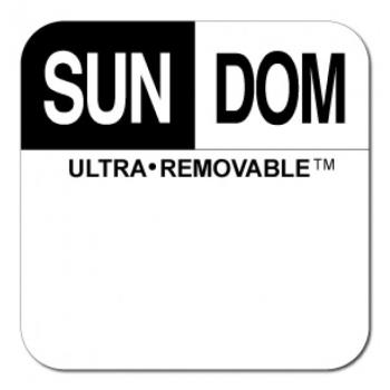 81713 - Dot-It - U551 - 1 in Ultra-Removable™ Square Sunday Label Product Image