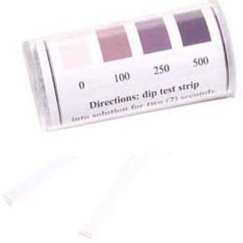 1421536 - Precision Laboratories - PAA-500-1V-100 - 0-500 ppm Peracetic Acid Test Strips Product Image