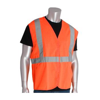 PIN302WCENGOR5X - PIP - 302-WCENGOR-5X - Orange Solid Safety Vest (XXXXXL) Product Image