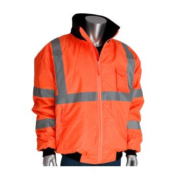 PIN3331762OR3X - PIP - 333-1762-OR/3X - Orange Class 3 Bomber Jacket 3XL Product Image