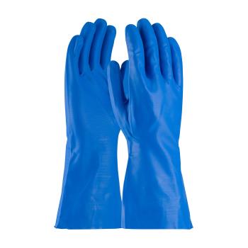 PIN50N160BL - PIP - 50-N160B/L - Large 13 In Blue 16 mil Nitrile Gloves w/ Grip Product Image