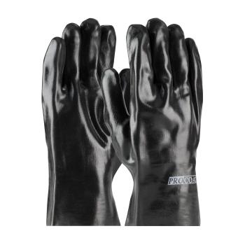 PIN588020 - PIP - 58-8020 - Large 10 In Lined Black PVC Coated Gloves Product Image