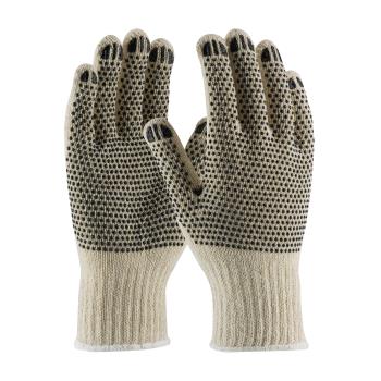 PIN36110PDDL - PIP - 36-110PDD/L - Large Cotton/Polyester Gloves w/ Dotted Coating Product Image