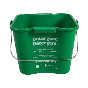 SANKPP196GN - San Jamar - KPP196GN - 6 qt Kleen-Pail® Pro Green Soap Bucket Product Image
