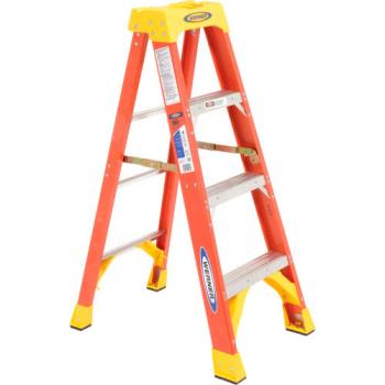 12691 - Werner - WB942808 - 4 ft Fiberglass Step Ladder 300 lb Product Image