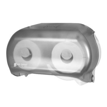 1505030 - San Jamar - R3600TBK - Versatwin Classic Black Bath Tissue Dispenser Product Image