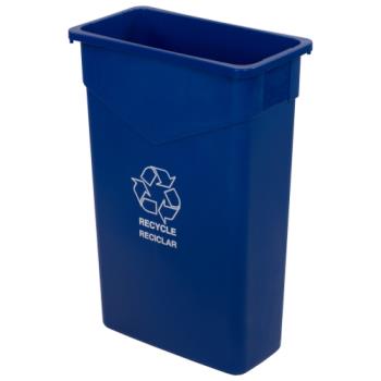 67139 - Carlisle - 342023REC14 - 23 gal TrimLine™ Blue Recycle Can Product Image