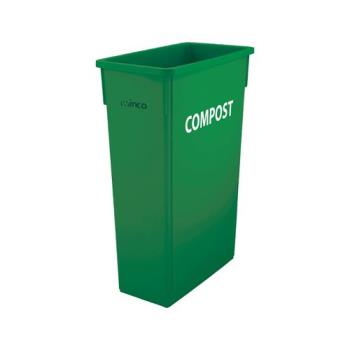 WINPTC23GRC - Winco - PTC-23GRC - 23 gal Green Compost Can Product Image