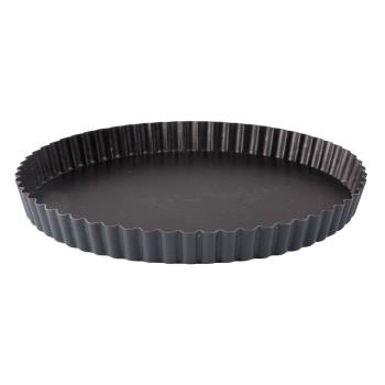 58173 - Matfer Bourgeat - 332225 - 9 1/2 in Fluted Exopan® Tart Pan w/ Removable Bottom Product Image