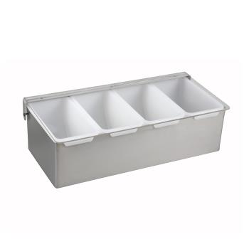 WINCDP4 - Winco - CDP-4 - 4-Section Condiment Dispenser Product Image