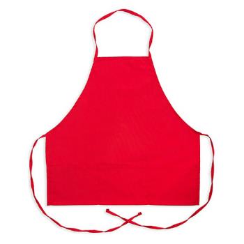 2576RED - KNG - 2576RED - 3 Pocket Red Bib Apron Product Image
