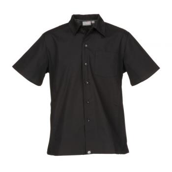 81631 - Chef Works - CSCV-BLK-XL - Black Cook Shirt (XL) Product Image