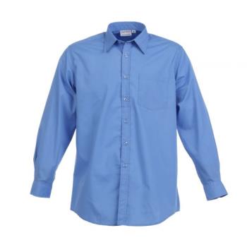 CFWD100FRB3XL - Chef Works - D100-FRB-3XL - French Blue Dress Shirt (3XL) Product Image