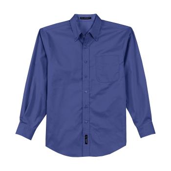 1183MDB3XL - KNG - 1183MDB3XL - 3XL Mediterranean Blue Men's Long Sleeve Dress Shirt Product Image