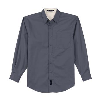 1183STG4XL - KNG - 1183STG4XL - 4XL Steel Grey Men's Long Sleeve Dress Shirt Product Image