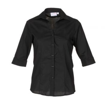 CFWWA34BLKS - Chef Works - WA34-BLK-S - Women's Finesse Fitted Shirt (S) Product Image