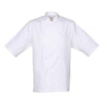 CFWECSS3XL56 - Chef Works - ECSS-3XL-56 - Capri Chef Coat (3XL) Product Image