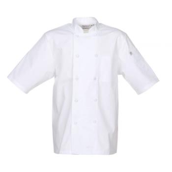 81957 - Chef Works - JLCV-WHT-XL - Montreal White Chef Coat (XL) Product Image