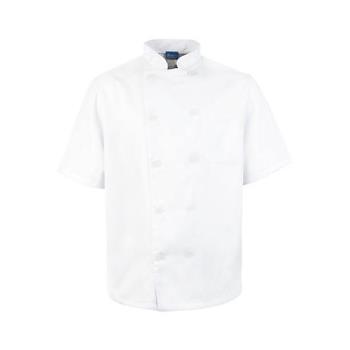 10512XL - KNG - 10512XL - 2XL Men's White Short Sleeve Chef Coat Product Image