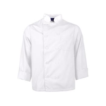 2577WHTL - KNG - 2577WHTL - Lg Lightweight Long Sleeve White Chef Coat Product Image