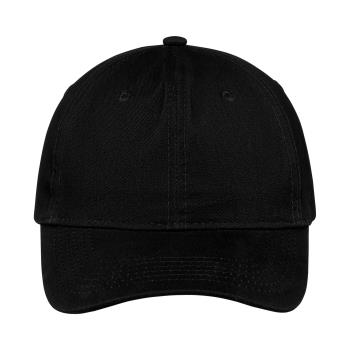 1650BLK - KNG - 1650BLK - Black Low Profile Brush Twill Hat Product Image