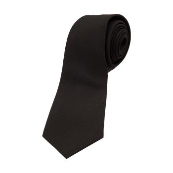 1587BLK - KNG - 1587BLK - 3 in x 57 in Solid Black Poly Tie Product Image
