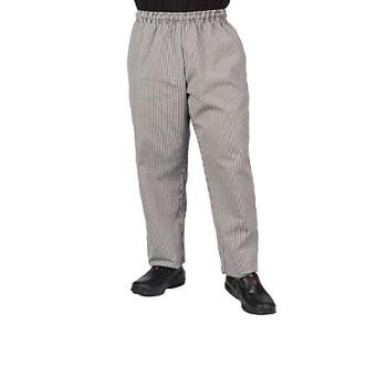 1056S - KNG - 1056S - Small Checkered Baggy Chef Pants Product Image
