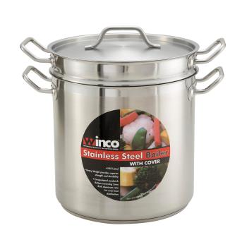 WINSSDB12 - Winco - SSDB-12 - 12 qt Stainless Steel Double Boiler Product Image