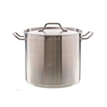 76524 - Winco - SST-20 - 20 qt Stainless Steel Stock Pot Product Image