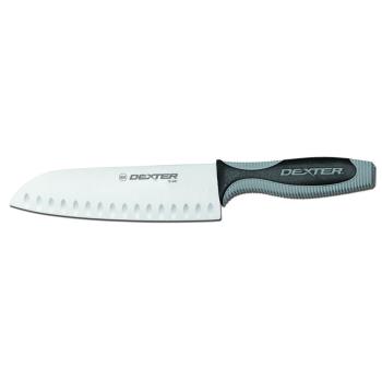 11766 - Dexter Russell - V144-7GE-PCP - 7 In Duo-Edge Santoku Chef's Knife Product Image