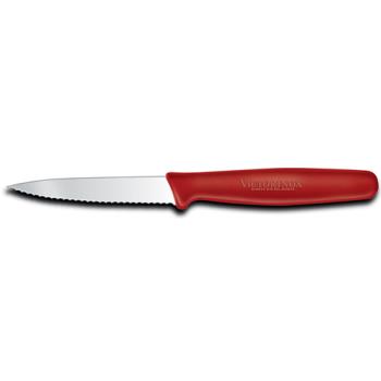 96924 - Victorinox - 6.7631 - 3 1/4 in Red Serrated Paring Knife Product Image