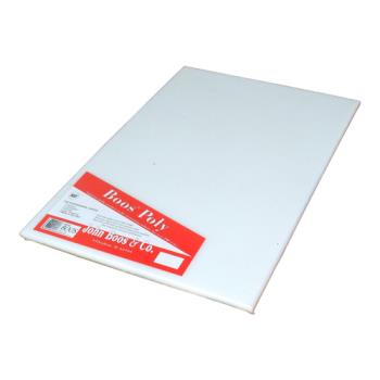 JHBP1038 - John Boos & Co. - P1038 - 24 in x 18 in x 3/4 in White Poly 1000 Cutting Board Product Image