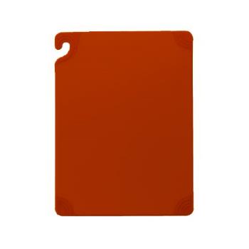 8121523 - San Jamar - CBG152012RD - 15 in x 20 in x 1/2 in Red Saf-T-Grip® Cutting Board Product Image