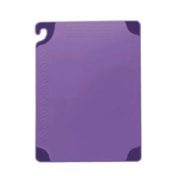SANCBG6938PR - San Jamar - CBG6938PR - 6 in x 9 in x 3/8 in Purple Saf-T-Zone™ Cutting Board Product Image