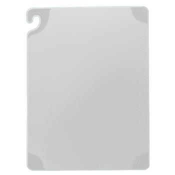 1506068 - San Jamar - CBG6938WH - 6 in x 9 in x 3/8 in White Saf-T-Grip® Cutting Board Product Image