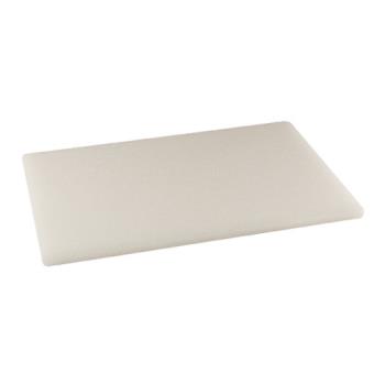 86101 - Winco - CBWT-1218 - 12 in x 18 in x 1/2 in White Cutting Board Product Image