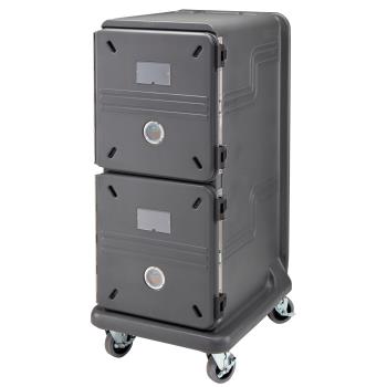 12989 - Cambro - PCU2000HPSP615 - Pro Cart Ultra® 2000 Pan Carrier with 1 Hot and 1 Passive Compartment Product Image