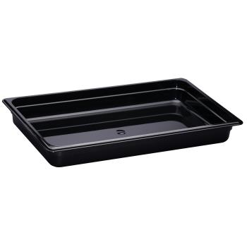 CAM12HP110 - Cambro - 12HP110 - Full Size 2 1/2 in Black H-Pan™ High Heat Food Pan Product Image