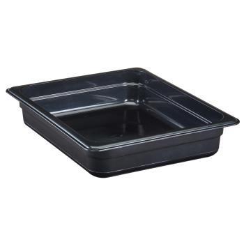 38148 - Cambro - 22HP110 - 1/2 Size 2 1/2 in Black H-Pan™ High Heat Food Pan Product Image