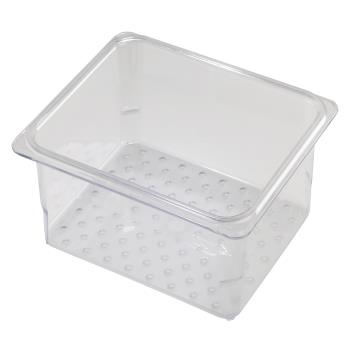 78400 - Cambro - 23CLRCW135 - 1/2 Size 3 in Clear Camwear® Colander Food Pan Product Image