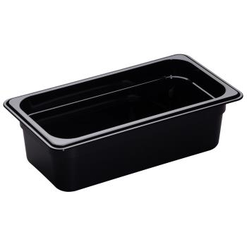 76143 - Cambro - 34HP110 - 1/3 Size 4 in Black H-Pan™ High Heat Food Pan Product Image