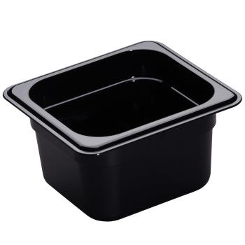 78433 - Cambro - 64HP110 - 1/6 Size 4 in Black H-Pan™ High Heat Food Pan Product Image