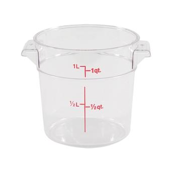 78577 - Cambro - RFSCW1135 - 1 qt Camwear® Food Storage Container Product Image