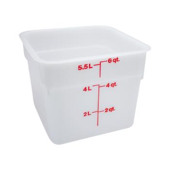 78486 - Cambro - 6SFSP148 - 6 qt CamSquare® Food Storage Container Product Image