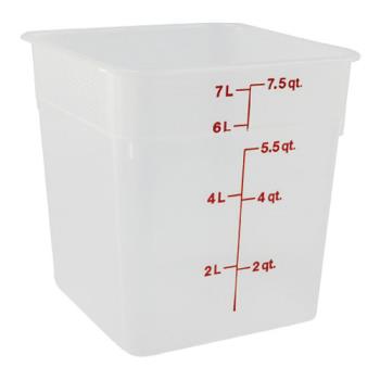 78803 - Cambro - 8SFSPP190 - 8 qt CamSquare® Food Storage Container Product Image