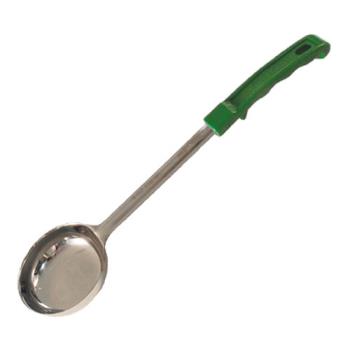 85272 - Winco - FPS-4 - 4 oz Green Solid Portion Spoon Product Image